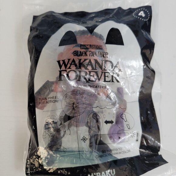 McDonald's Happy Meal Black Panther Wakanda Forever M'Baku #4 Toy 2022 - Picture 3 of 4